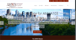 Desktop Screenshot of amwa-doc.org