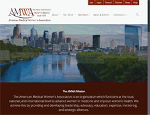 Tablet Screenshot of amwa-doc.org